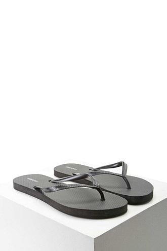 Forever21 Textured Flip Flops