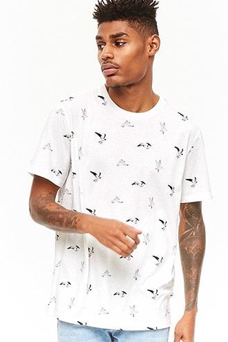 Forever21 Bird Print Tee