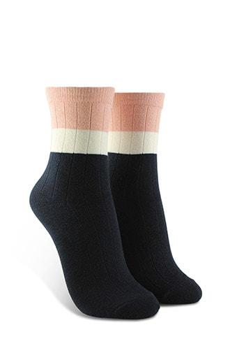 Forever21 Colorblock Crew Socks