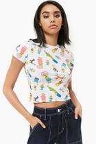 Forever21 The Simpsons Cropped Tee