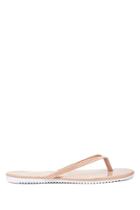 Forever21 Women's  Blush Faux Patent Leather Sandals