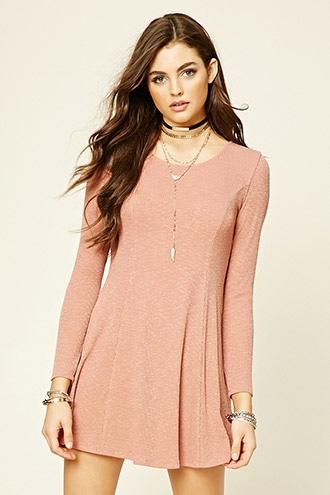 Forever21 Women's  Ribbed Strappy-back Dress