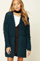 Forever21 Women's  Loop Knit Open-front Cardigan