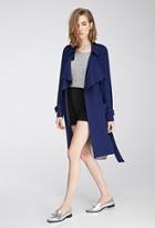 Forever21 Belted Crepe Trench Coat
