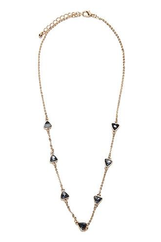 Forever21 Rhinestone Studded Necklace