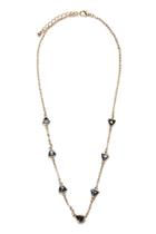 Forever21 Rhinestone Studded Necklace