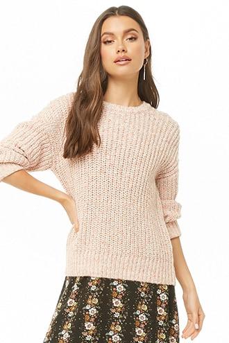 Forever21 Brushed Marled Ribbed Sweater