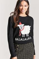 Forever21 Balalalala Holiday Pj Sweater