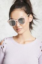 Forever21 Marble Effect Square Sunglasses