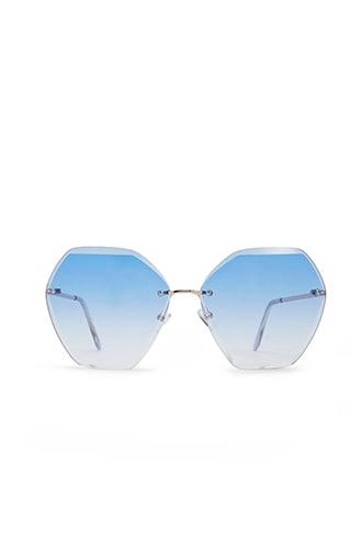 Forever21 Premium Oversized Hexagonal Sunglasses