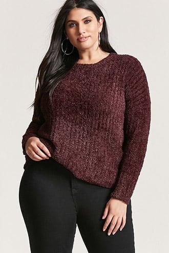 Forever21 Plus Size Faux Fur Sweater