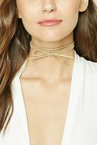 Forever21 Layered Faux Suede Choker Set