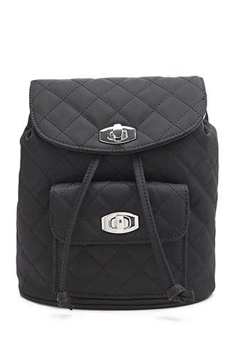 Forever21 Quilted Drawstring Backpack