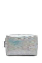 Forever21 Holographic Wavy Makeup Bag