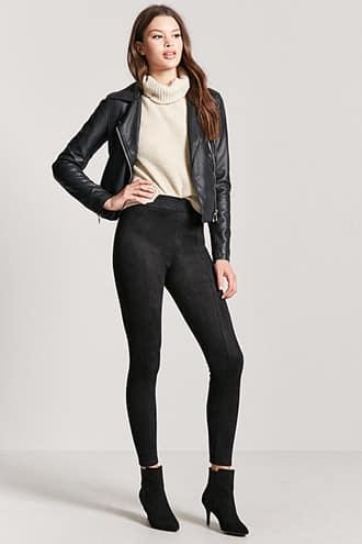 Forever21 Faux Suede High-rise Pants