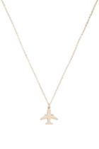 Forever21 Airplane Pendant Necklace