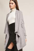 Forever21 High-low Open-front Cardigan