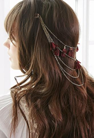 Forever21 Floral-draped Chain Headpiece