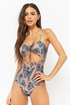 Forever21 The Weekend Brand By Tee Ink Cutout One-piece Swimsuit