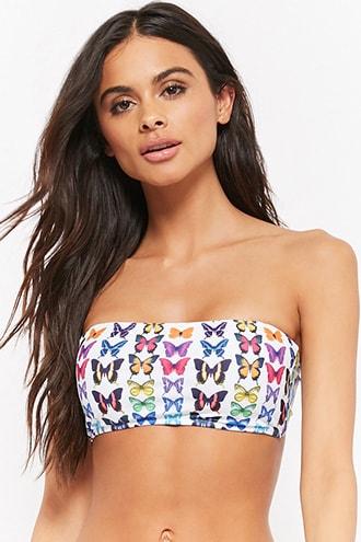 Forever21 Butterfly Bandeau Bikini Top