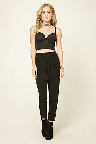 Forever21 Women's  Drop Crotch Pants