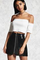 Forever21 Contemporary Zip-up Skirt