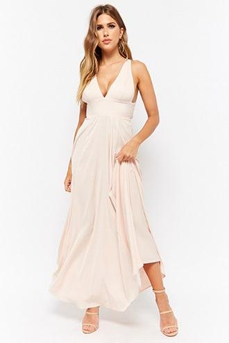 Forever21 Flowy Crisscross Back Gown