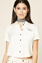 Forever21 Leave Me Alone Graphic Shirt