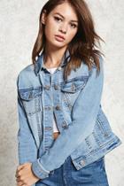 Forever21 Classic Buttoned Denim Jacket