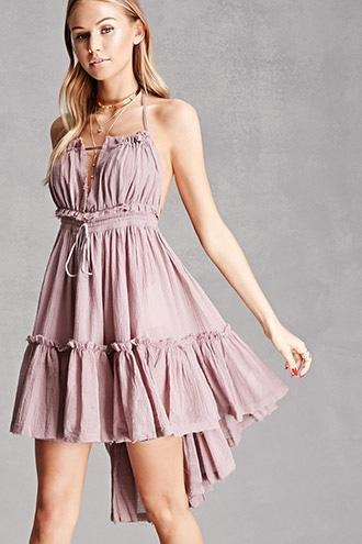 Forever21 Tiered Halter Neck Dress
