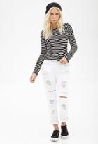Forever21 Slouchy Striped Top