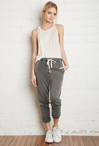 Forever21 Faded French Terry Sweatpants