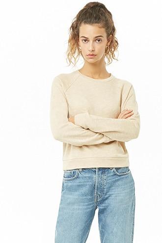 Forever21 Marled Raglan Pullover
