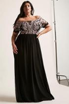 Forever21 Plus Size Off-the-shoulder Gown