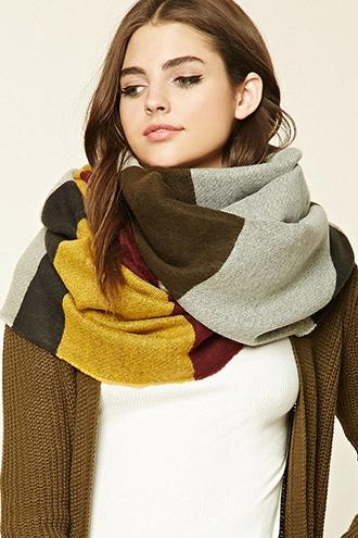 Forever21 Colorblocked Oblong Scarf