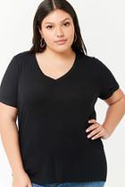 Forever21 Plus Size Plunging V-neck Tee