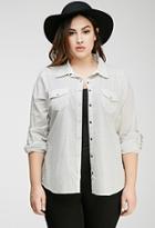 Forever21 Plus Size Polka Dot Shirt