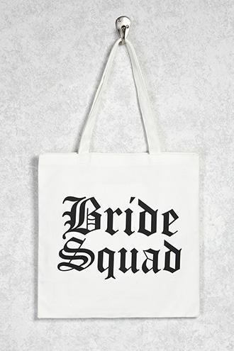 Forever21 Bride Squad Graphic Tote Bag