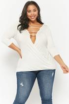 Forever21 Plus Size Ladder Surplice Top