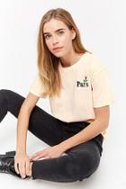 Forever21 Embroidered Paris Graphic Tee