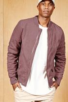 Forever21 Project X Paris Faux Suede Bomber