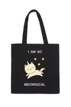 Forever21 Meowgical Graphic Eco Tote Bag