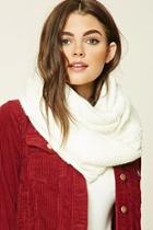 Forever21 Raspberry Knit Infinity Scarf