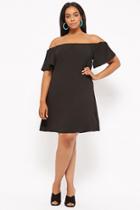 Forever21 Plus Size Crepe Off-the-shoulder Dress
