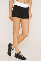Forever21 Women's  Active Contrast-panel Shorts