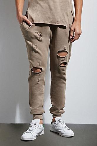 Forever21 Empire Distressed Sweatpants