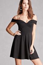Forever21 Sweetheart Fit And Flare Dress