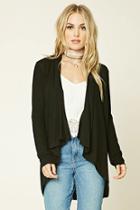 Forever21 Women's  Heathered Open-front Cardigan