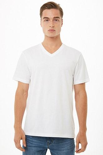 Forever21 Basic Classic V-neck Tee