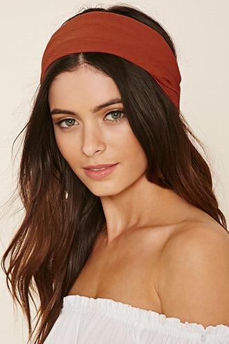 Forever21 Ruched Woven Headwrap